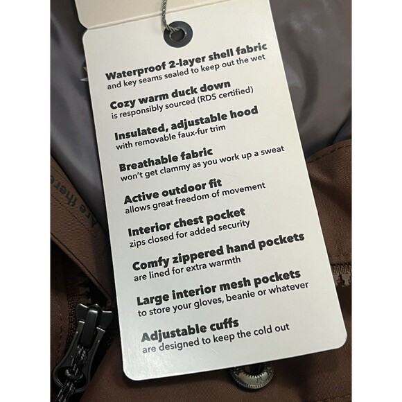 Moosejaw Down Parka Men's Hooded Fur Lined Mid-Length Snow Jacket Coat - Picture 13 of 14